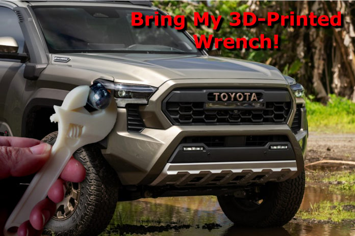 Toyota Tacoma Will Let You 3D Print Cool Tools And Gadgets