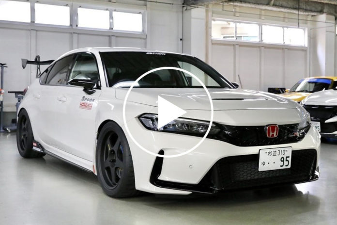 Watch The Drift King Push A Spoon-Tuned Honda Civic Type-R To Its Limits