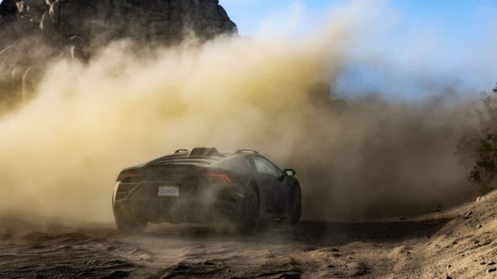 Watch The Lamborghini Huracan Sterrato Off-Road In California