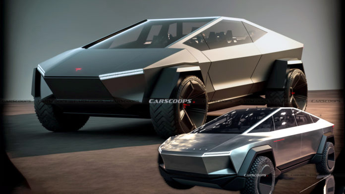  What If Tesla Embraced The Cybertruck’s Styling For A Rugged Coupe-SUV?