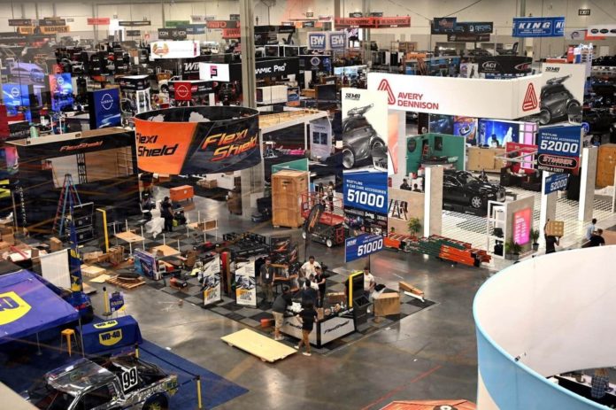 SEMA 2023 show floor