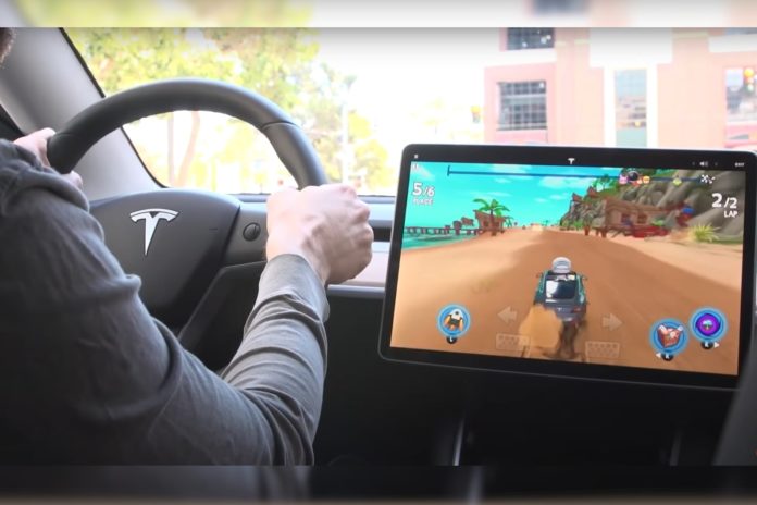 Feds Close Investigation Into Tesla Allowing Video Games On The Move