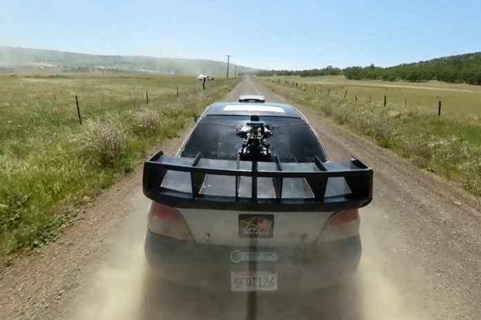 Ferrari-Powered WRX Looks Awesome Busting Dirt In Third-Person View