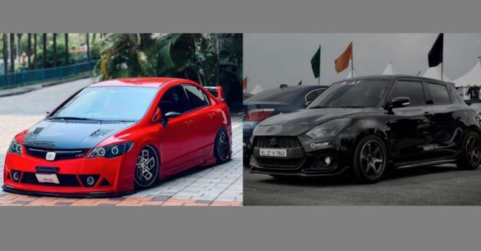 Modified Honda City & Maruti Swift