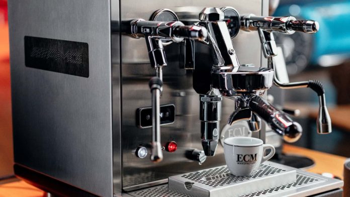 Introducing The New ECM x Mercedes-AMG Synchronika Espresso Machine