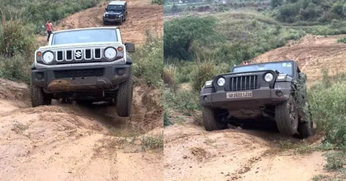 Jimny vs Thar off-road