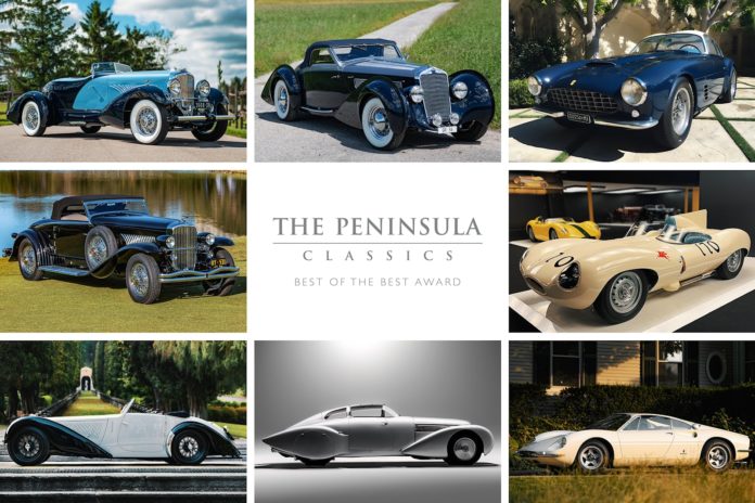 Peninsula Classics Finalists See Concours Best Of Show Winners Compete For Glory