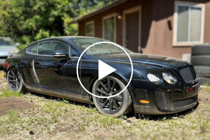 Someone's Trying To Convert A Bentley Continental Supersports Into A Race Car With Only $500