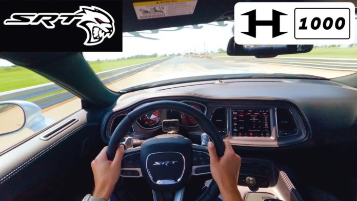 Watch A POV Drive Of A 1,000HP Hennessey Dodge Hellcat