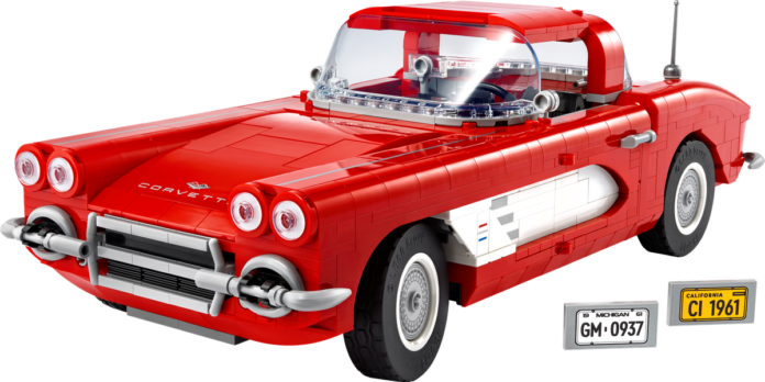 1961 Chevrolet Corvette Returns in Lego 'Icon' Format