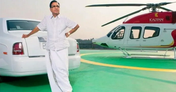 Billionaire owner of Kalyan Jewellers owns 3 Rolls Royces in different colours, a helicopter and a private jet [Video]