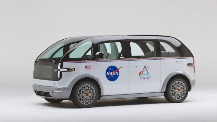 Canoo NASA van side REL