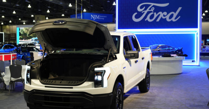 Ford slashes prices for F-150 Lightning electric vehicles due to cheaper raw materials, efficiencies