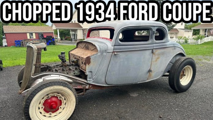 Iron Trap Garage’s New, Unbelievably Solid, 1934 Ford 5 Window Coupe Project! This Thing Is Awesome And I So Dig It!