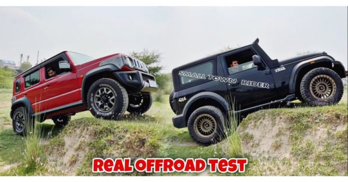 Jimny vs Thar- off-roading