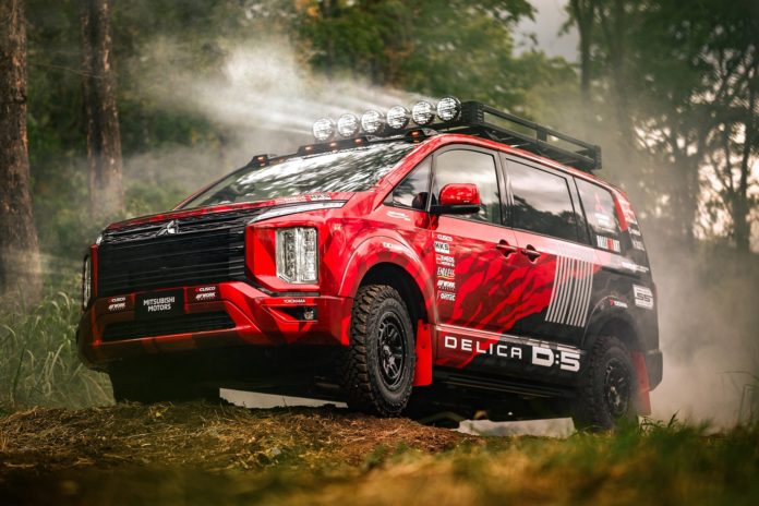 Mitsubishi Delica Ralliart AXCR Support Car Is As Cool As The Actual Rally Racer