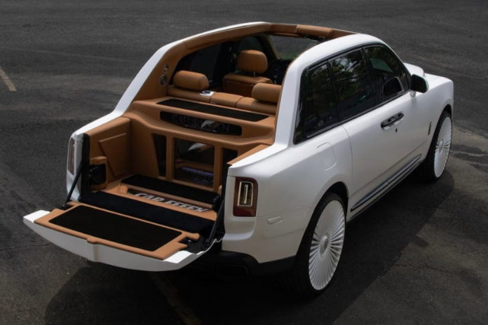 Rapper Turns Rolls-Royce Cullinan Into A Convertible Pickup