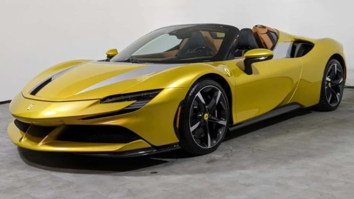 Striking Two-Tone Ferrari SF90 Spider For Sale