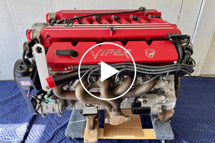 This Viper V10 Engine From 1996 Has Never Been Used