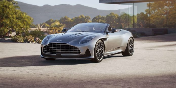 2024 Aston Martin DB12 Volante Fetchingly Follows the Coupe