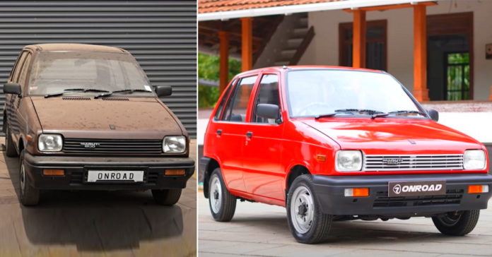 maruti 800 restored featured