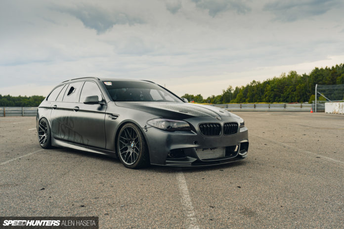 A BMW 5 Series Touring Built To Slide