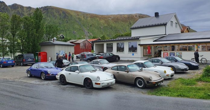 Blitzing through Scandinavia in a fleet of classic Porsches