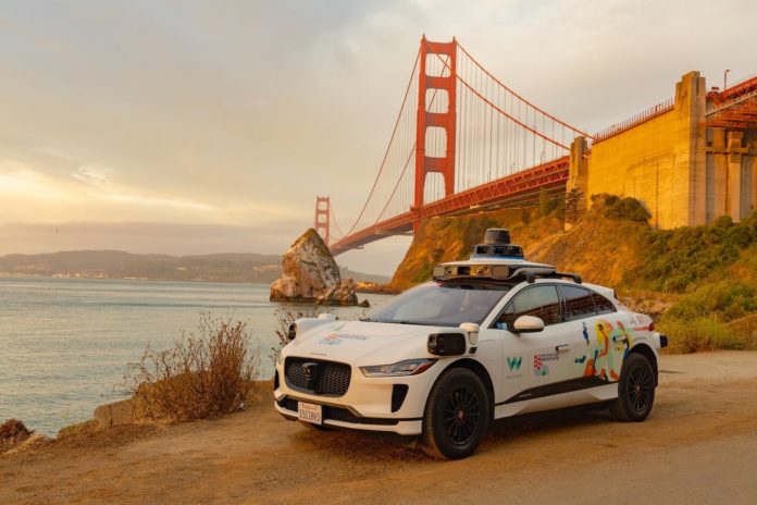 Waymo Jaguar in SF