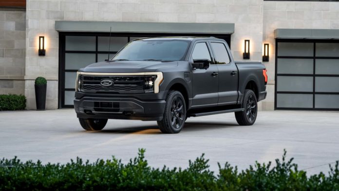 Ford Reveals The $97,995 F-150 Lightning Platinum Black Edition