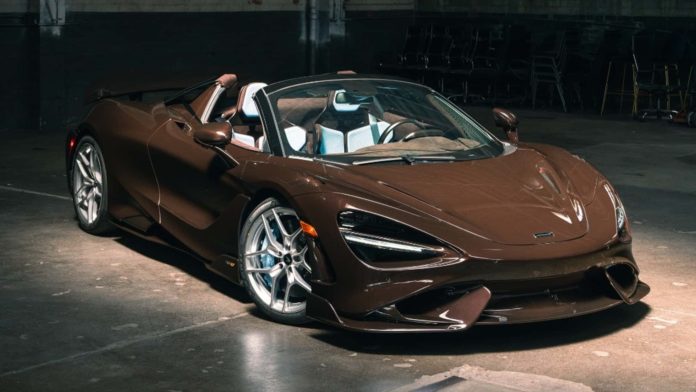 McLaren Beverly Hills Shows Off An MSO Metallic Cocoa McLaren 765LT Spider