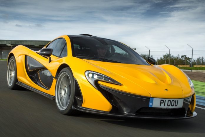 2015 McLaren P1 Front View Driving