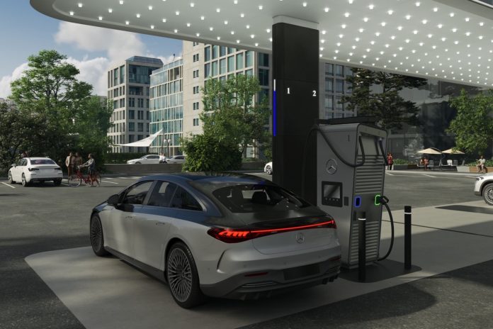 Mercedes-Benz To Open Fast-Charging Hubs To All EVs