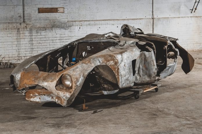 Someone Actually Bought This Wrecked Ferrari 500 Mondial Spider For $1.9 Million