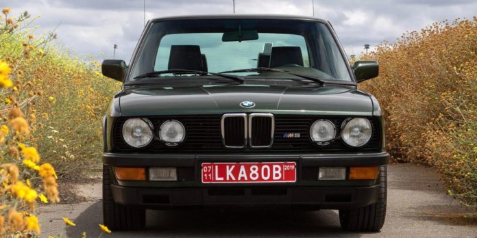 The King of Sweden's '87 BMW M5 on Bring a Trailer