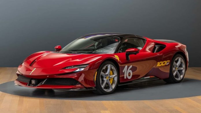 This New Tailor Made Ferrari SF90 Spider Celebrates Scuderia Ferrari