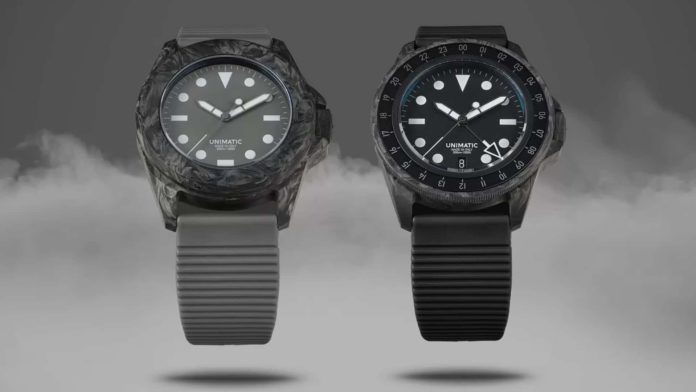 UNIMATIC Teams Up With Hodinkee On Two Carbon Fiber Modello Watches