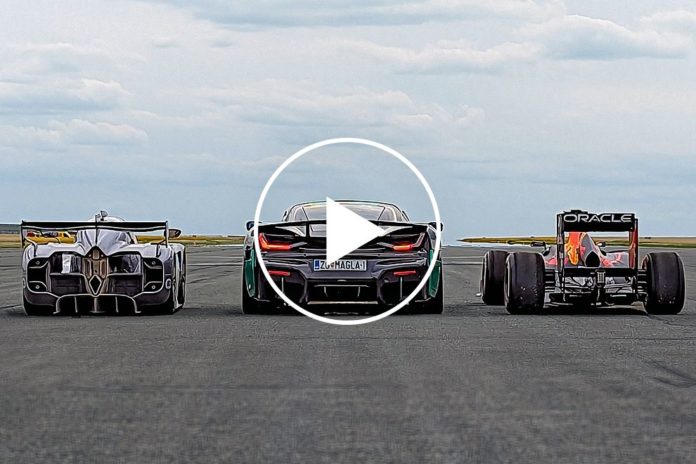 Watch: Rimac Nevera And McMurtry Speirling Demolish Formula 1 Car In A Drag Race