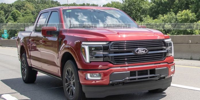 2024 Ford F-150 Refresh Spied before September 12 Reveal