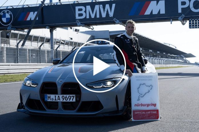 BMW M4 CSL Sets New Fastest Lap Record At Nurburgring