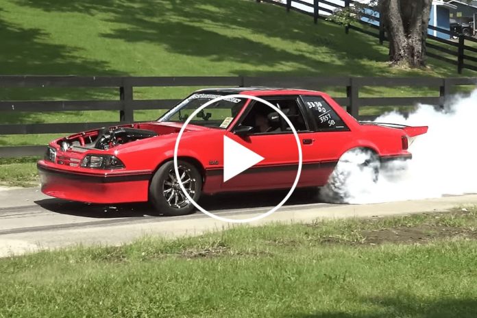 Sacrilegious 1,300-HP Fox Body Mustang Dominating Drag Strips