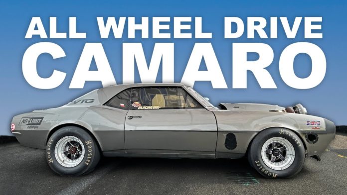 This 1968 Camaro Is ALL WHEEL DRIVE! Oh And The Insanity Doesn’t Stop There Because It Has A Twin-Turbo Small Block That Makes 2,000 Horsepower Under The Hood!