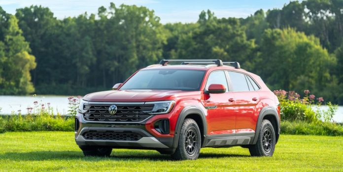 2024 VW Atlas Cross Sport Does Outdoorsy Cosplay with Basecamp Kit