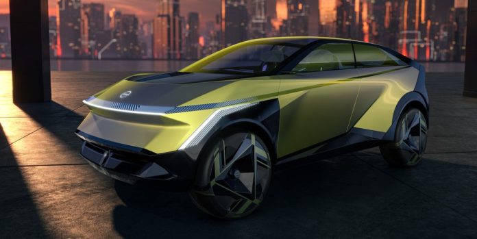 Angular Electric Nissan Hyper Urban Concept Sports Wild Scissor Doors