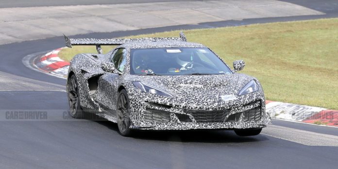 Corvette ZR1 Shows Off Beefy Rear Wing in Nürburgring Spy Photos