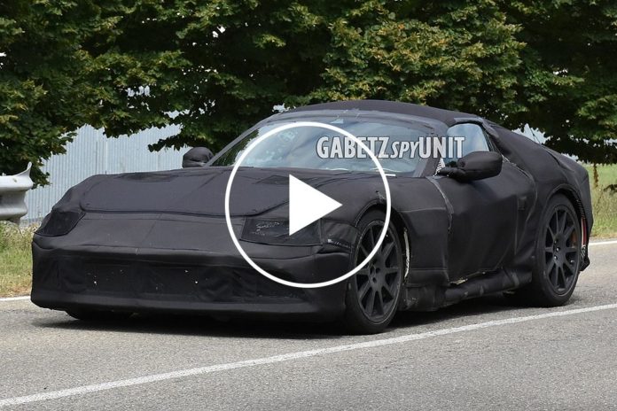 Ferrari 812 Successor Spied Wearing Heavy Camouflage