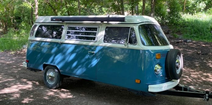 This Volkswagen Camper Bus Is Now a Camping Trailer