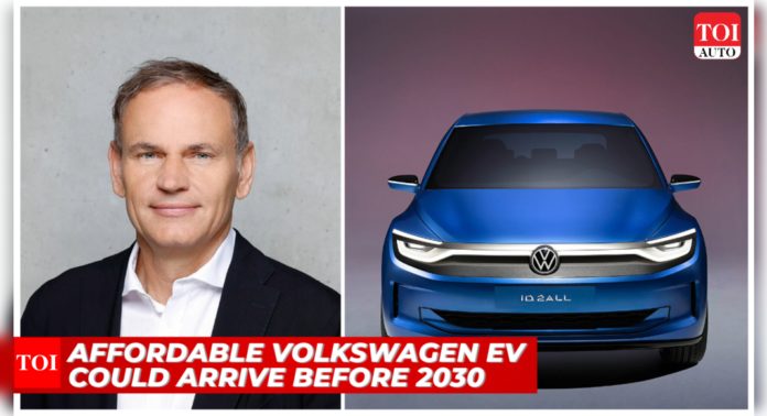 Affordable 20,000 euro (Rs 18 lakh) Volkswagen EV to arrive before 2030: CEO, Oliver Blume - Times of India