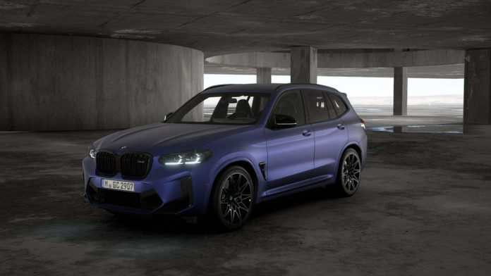 BMW X3 M Frozen Marina Bay Blue Stuns At The BMW Welt: Video