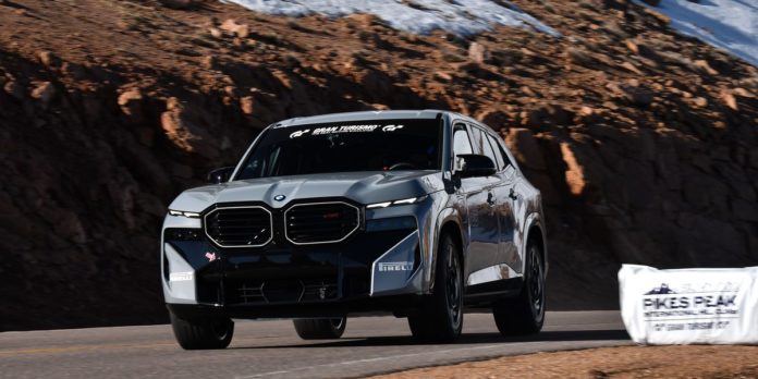 BMW XM Label Red Set Pikes Peak Record after June Crash