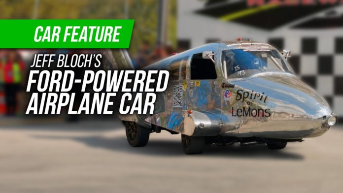 Ford Fest 2023 Car Feature, Errr Plane Feature: The Sky’s the Limit for Speedycop’s Plane Car Shenanigans. A Racecar Build From A Plane… Is Weird But Cool.